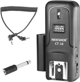 img 4 attached to Neewer CT-16 Wireless Radio Flash Speedlite Studio Trigger: Ideal for Canon Nikon Pentax Olympus Panasonic DSLR Cameras