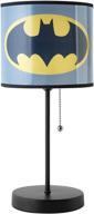 🦇 warner brothers batman stick lamp: sleek gray design for superhero fans логотип