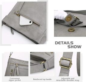 img 2 attached to 👜 Кошелек сумки с плеча через тело из кожи KL928 для женщин