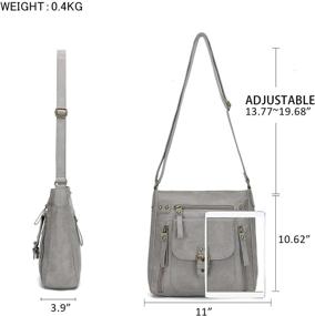 img 3 attached to 👜 Кошелек сумки с плеча через тело из кожи KL928 для женщин