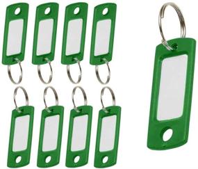 img 4 attached to 🔑 Colorful and Flexible Lucky Line Plastic Key Tag - Perfect for Men's Accessories