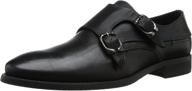 👞 stylish & sophisticated: bacco bucci men's cosmos black shoes for men logo