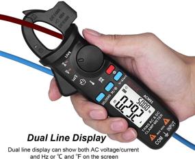 img 1 attached to ⚡ ACM91 Clamp Multimeter: Digital AC DC Current Clamp Meter True RMS Auto Range 6000 Counts 100 Amp Mini Meter with Temperature Capacitance NCV Measure LoZ Volts - Efficient Clamping and Measurement Solution