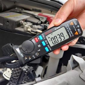 img 4 attached to ⚡ ACM91 Clamp Multimeter: Digital AC DC Current Clamp Meter True RMS Auto Range 6000 Counts 100 Amp Mini Meter with Temperature Capacitance NCV Measure LoZ Volts - Efficient Clamping and Measurement Solution