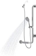 🚿 pulse showerspas 4001r-ssp ergoslidebar hand shower, ada compliant, right-hand grip, polished stainless steel logo