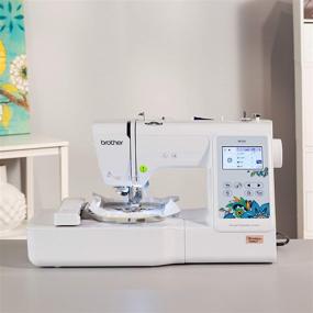 img 2 attached to 🧵 Brother PE535 Embroidery Machine with 80 Built-in Designs, 4x4 Hoop Area, 3.2-inch LCD Touchscreen, USB Port, and 9 Font Styles