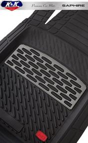 img 1 attached to Sapphire Automotive Floor Mat All Weather