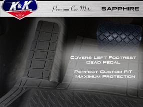 img 2 attached to Sapphire Automotive Floor Mat All Weather