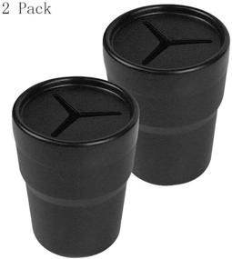 img 4 attached to 🚗 FIVE CENTS Car Storage Holder: Portable Mini Bucket for Garbage and Debris – Black, 2 Packs