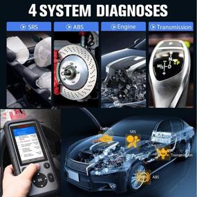 img 1 attached to Autel MaxiDiag MD806 OBD2 Scanner with ABS, SRS, Engine, Transmission Diagnostics, Oil Reset, EPB, SAS, DPF, BMS, Throttle, A/F | 2021 Newest Auto Scan Tool | Lifetime Free Updates