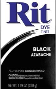 img 2 attached to Rit Dye 1.125 oz Black Powder Dye, Pack of 3