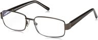 foster grant wes multifocus men's rectangular glasses: enhance your vision in style logo