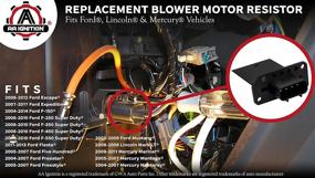 img 2 attached to 🔧 Мотор резистора вентилятора HVAC - совместим с Ford Lincoln Mercury - Expedition Escape F150 F250 F350 Super Duty Mustang Mark LT Mariner - Заменяет 3F2Z-18591-AA YH-1715