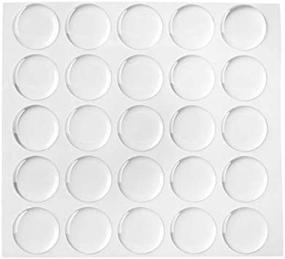 img 1 attached to 📿 Beadaholique 1-Inch Clear Epoxy Stickers for Bottle Cap Pendants - 200-Piece Pack