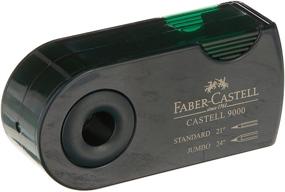 img 3 attached to Точилка Faber-Castell F582800 с двумя отверстиями, зеленая: эффективна и универсальна для точной заточки.