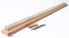 img 2 attached to 🧶 Authentic Knitting Board KB3320: 38-Inch Loom for Knitting Blankets and Shawls up to 55 Inches Wide – 170 Total Pegs