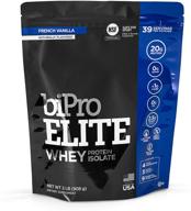 bipro elite french vanilla whey protein powder isolate - 2lb, sugar-free, lactose intolerant friendly logo