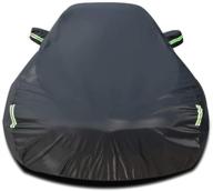 🚗 protection in style: all weather car cover compatible with ford mustang gt/shelby/cobra/bullitt/ecoboost - waterproof & outdoor accessories logo