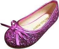 👠 doll maker glitter ballet flat: sparkle and style in every step logo