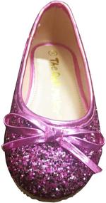 img 3 attached to 👠 Doll Maker Glitter Ballet Flat: Sparkle and Style in Every Step