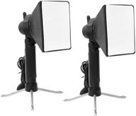 selens mini softbox lighting kit 2 pieces table top led lamp 2700w warm continuous light for photo video studio and small product logo