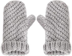 img 1 attached to 🧤 Stay Cozy and Warm with our Winter Mitten Gloves - Thermal Mittens for Extreme Cold