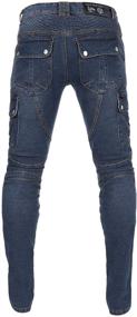 img 2 attached to Premium Men's Motorcycle Riding Jeans with Knee and Hip Armor for Optimal Protection and Style