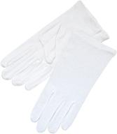 zaza bridal white cotton girl's gloves - 100% pure cotton for enhanced seo логотип
