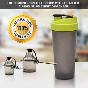 img 1 attached to 🥫 The Scoopie Supplement Container: A Spill-Proof Solution for Workout Powders, Proteins, and More - Pack of 4 (White)