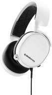 steelseries arctis 3 - all-platform gaming headset - pc, ps4, xbox one, nintendo switch, vr, android, ios - white: a comprehensive gaming experience logo