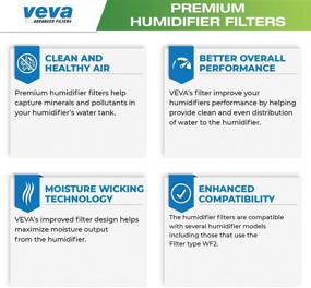 img 2 attached to 🌬️ VEVA 6 Pack Premium Humidifier Filters Replacement for Protec, Vicks, Kaz Filter WF2 and V3500, V3100 & 3020 Cool Mist Humidifiers - Improve Your Air Quality and Extend Humidifier Lifespan