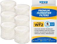 🌬️ veva 6 pack premium humidifier filters replacement for protec, vicks, kaz filter wf2 and v3500, v3100 & 3020 cool mist humidifiers - improve your air quality and extend humidifier lifespan логотип