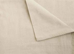 img 1 attached to 2-Pack Canvas Drop Cloth (9 x 12 Feet) - Premium Pure Cotton Duck Canvas for Furniture & Floor Protection - All Purpose Painter's Cloth with Sturdy Double Stitched Edges