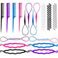 💇 topsy tail hair styling tool: enhanced hair braiding accessory for hair styling logo