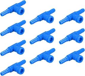 img 3 attached to 10Pcs Blue Plastic T-Shaped 2 Way Air Pump Control Valves for Fish Tank by uxcell - Ideal for Aquariums