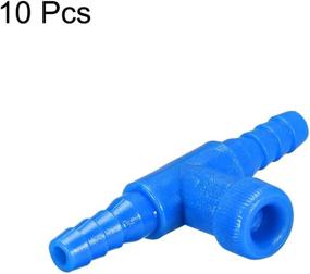 img 1 attached to 10Pcs Blue Plastic T-Shaped 2 Way Air Pump Control Valves for Fish Tank by uxcell - Ideal for Aquariums