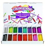 colorations crstc regular triangular crayons logo