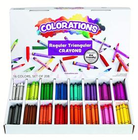 img 4 attached to Colorations CRSTC Regular Triangular Crayons