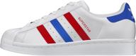 👟 adidas originals superstar white boys' sneakers - classic shoes for boys logo