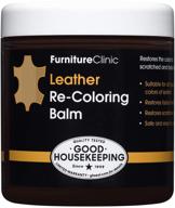 🛋️ furnitureclinic leather re-coloring balm: non-toxic furniture color restorer for leather - beige (16 colors available), 8.5 fl oz logo