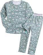 🌸 adorable vaenait baby girls flower rabbit easter sleepwear pajamas for kids - 2 set logo