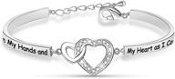 zntina nurse prayer bracelet: a perfect nurse gift for graduation! nurse bangle bracelet with meaningful nurse graduation jewelry logo