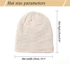 img 3 attached to Roniky Slouchy Beanie Fleece Winter Outdoor Recreation for Outdoor Clothing