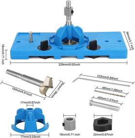 img 3 attached to 🔧 TOKTOO 35MM Concealed Hinge Jig: Effortless DIY Cabinet Door Installation