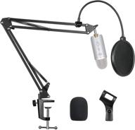 🎙️ pipishell microphone stand with pop filter and mic holder, 5/8” screw for blue yeti, snowball, spark, yeti x, and other microphones - pims01 logo