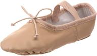 dance class unisex-child olivia ballet flat - one-piece design for enhanced performance logo