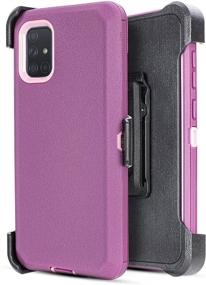 img 4 attached to For Samsung Galaxy A71 5G (NOT FIT SAMSUNG A71 VERSION) Holster Case Built In Screen Protector Belt Clip Holster Case