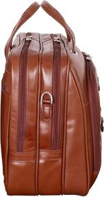 img 1 attached to 📁 15.6" Leather Laptop Briefcase by McKlein USA - Rockford