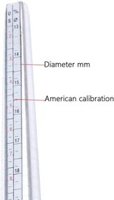 img 3 attached to 🔧 YaeTek Jewelry Tool Set: Measuring Stick, Mandrel Ring Sizer Gauge, Finger Size Gauge, Rubber Hammer - Ideal for Jewelry Making and Jewelers Tools