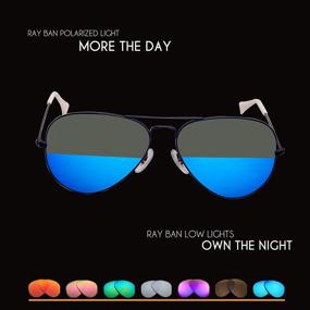 img 2 attached to Сменные солнцезащитные очки FOOUSA Ray Ban Аксессуары Multi